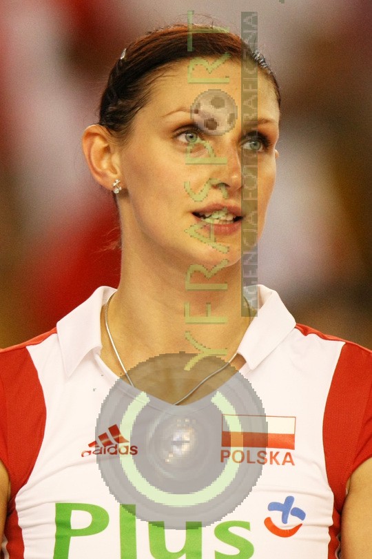 01.08.2009, kielce - hala legionow siatkowka kobiet, fivb world tour - grupa b, mecz polska - holandia nz. JOANNA KACZOR foto Lukasz Grochala/cyfrasport - thumb_0000074806